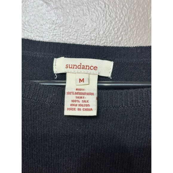 Sundance Jillian Sweater Long Sleeve Merino Wool Blend Silk Fall Women's Dress M - Picture 4 of 10